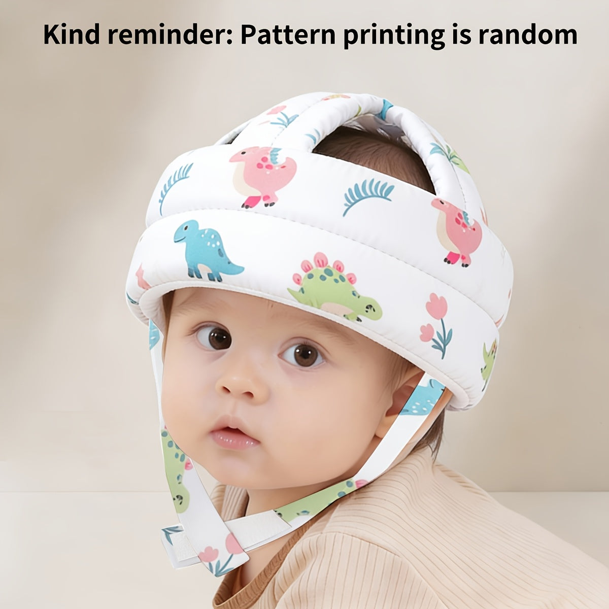 Adjustable Infant Baby Hat with Cute Cartoon Floral Print