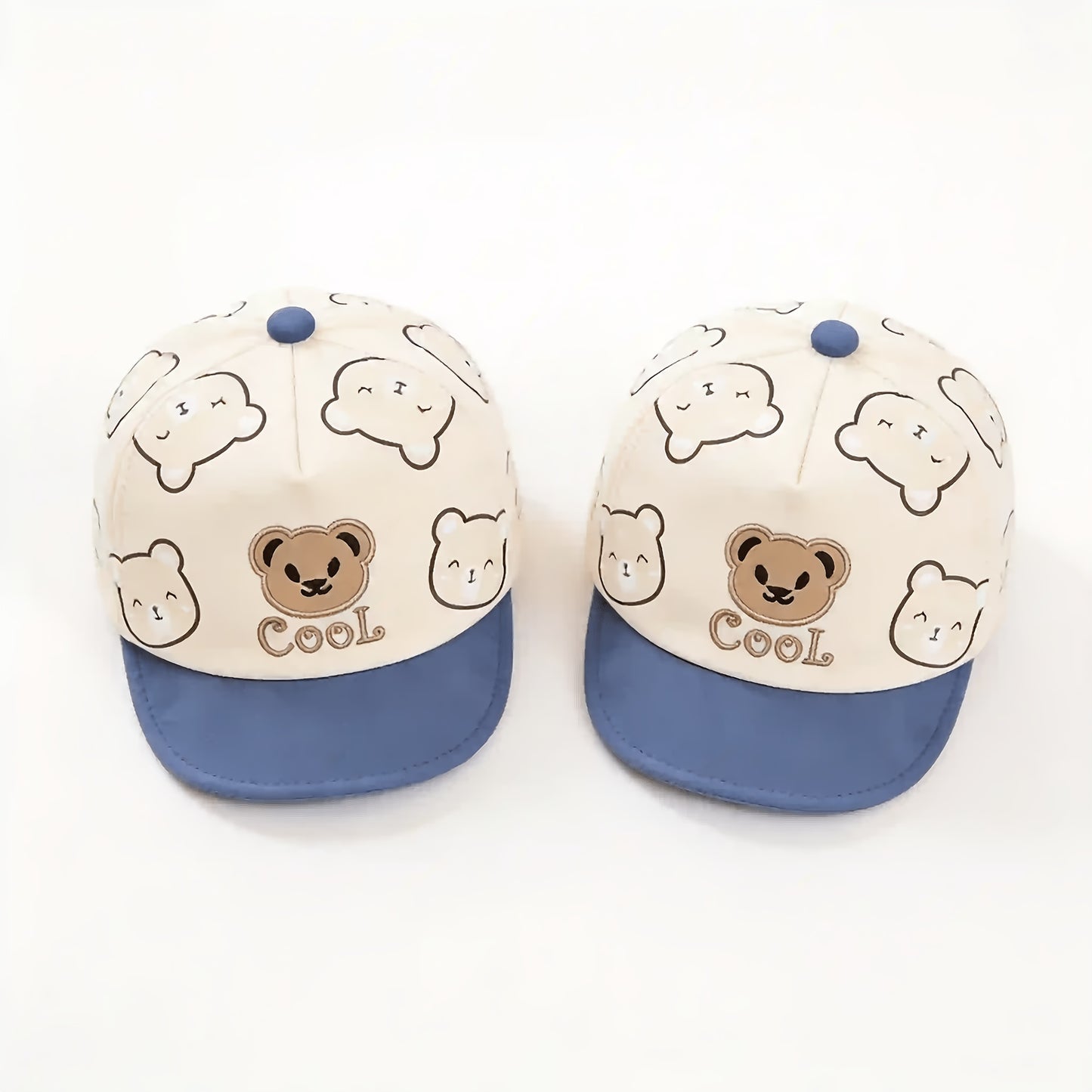 2-Pack Breathable Baby Baseball Caps for Spring and Summer