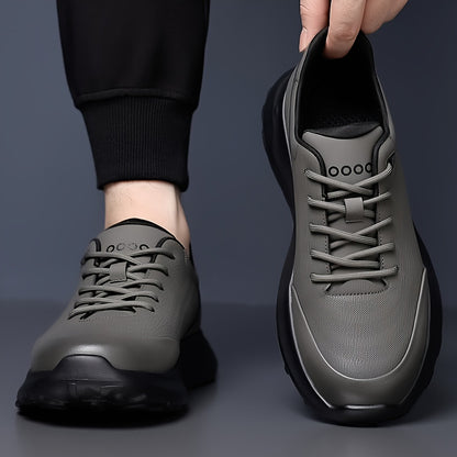 Handcrafted All-Season Casual Low-Top Lace-Up Shoes