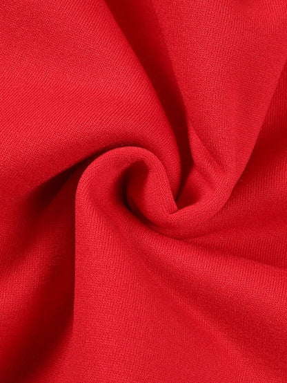 Women'S Glittery Snowman & Santa Hat Print Sweater - Winter Warmth with Red & Snowflakes, Round Neck Casual Sweater for Fall & Winter, Cozy Holiday Outfit For Christmas & New Year's, Christmas Sweater, Seasonal Fashion, Festi