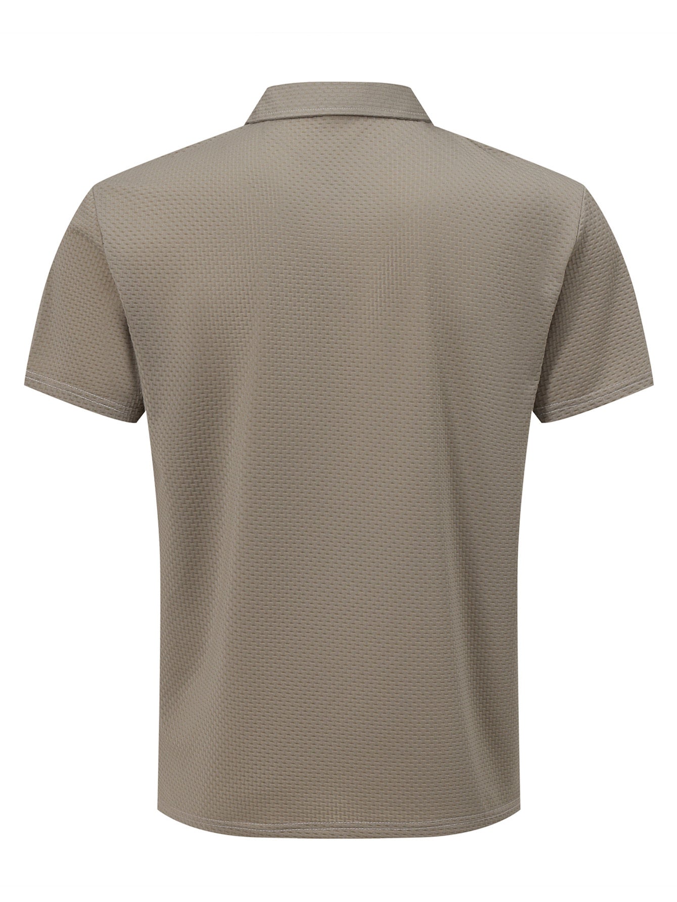 G884-DIOS Men's Short Sleeve Casual Summer Printed T-Shirt - Fashionable and Versatile Top, Geometric Design, Lightweight Golf Shirt - ayq