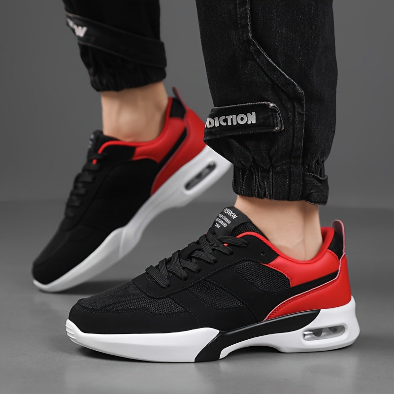 Lightweight Breathable Mesh Sports Shoes with Anti-Slip PU Sole