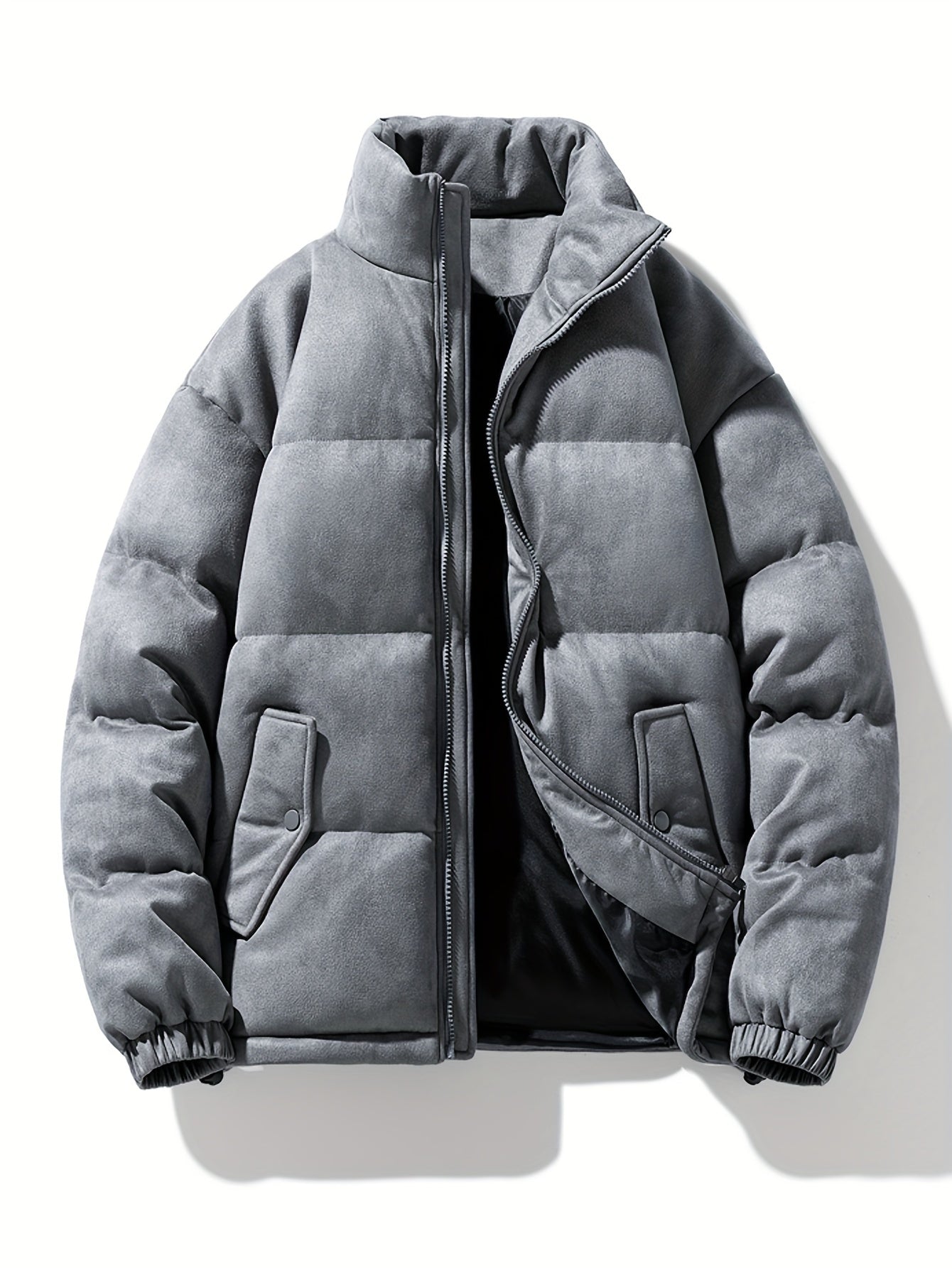 779 Men's Fashion Casual Trendy Thickened Winter Personality Letter Warm Jacket