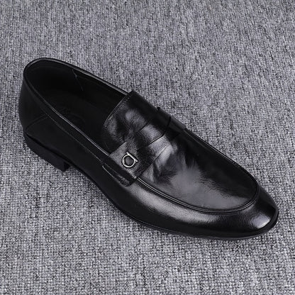 Men's Business Loafers with Metal Detail for Work & Travel