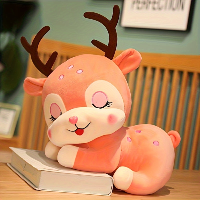 1pc, Cute Fawn Doll, Plush Toy Doll, Fawn Doll, Automotive Plush DecorationStuffed Animals Plushie Doll Toy, The Best Gifts for Halloween, Christmas, Family, Friends