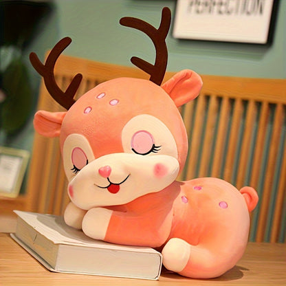 1pc, Cute Fawn Doll, Plush Toy Doll, Fawn Doll, Automotive Plush DecorationStuffed Animals Plushie Doll Toy, The Best Gifts for Halloween, Christmas, Family, Friends