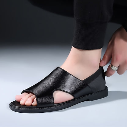 Men's All-Season Health Care Casual Slip-On Sandals Black