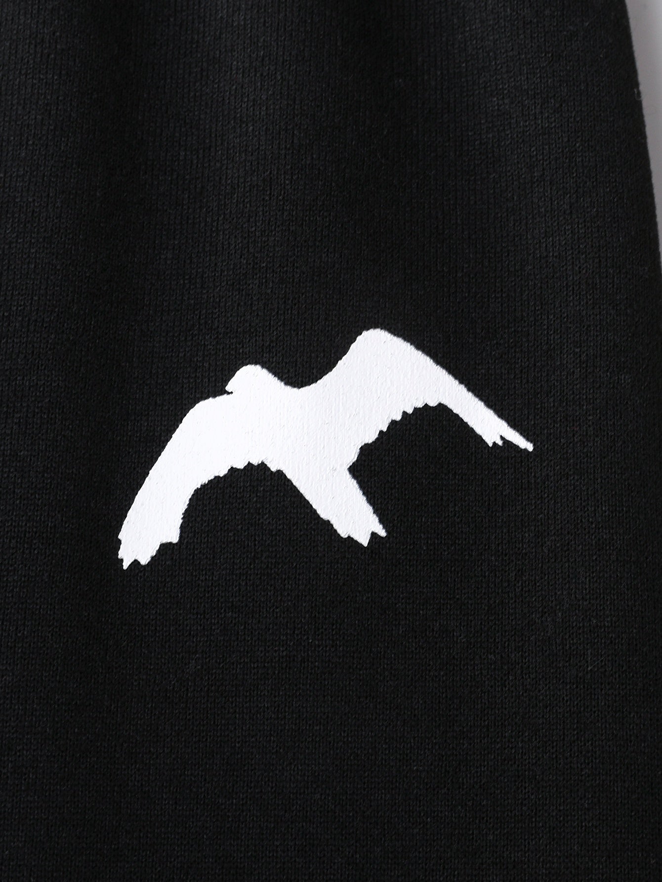 2pcs Boys' Autumn/Winter Fleece-Lined Hooded Zip-Up Jacket and Pants Set with Bird Print, Simple Color Block Design with Pockets, Fashionable Sporty Outfit for Outdoor Activities and Daily Wear, 100% Polyester Knit Stretch Fa