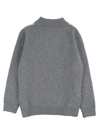 Boys' Thermal Cotton Base Layer with Letter Jacquard - Fall/Winter