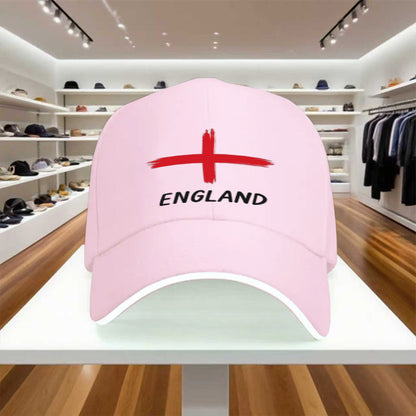 Adjustable England Cross Baseball Cap for Men & Women