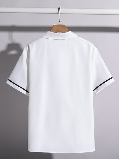 Boys' Casual Polo Shirt with Pony Embroidery for Summer