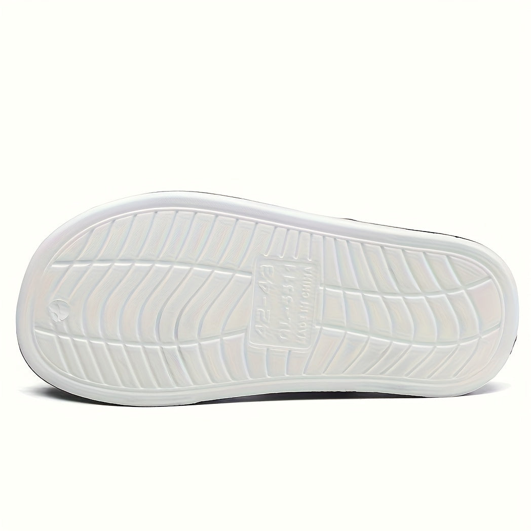 Men's Breathable EVA Summer Slides with Geometric Design