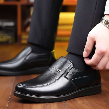Men's Casual & Business Low-Top Dress Shoes in Black