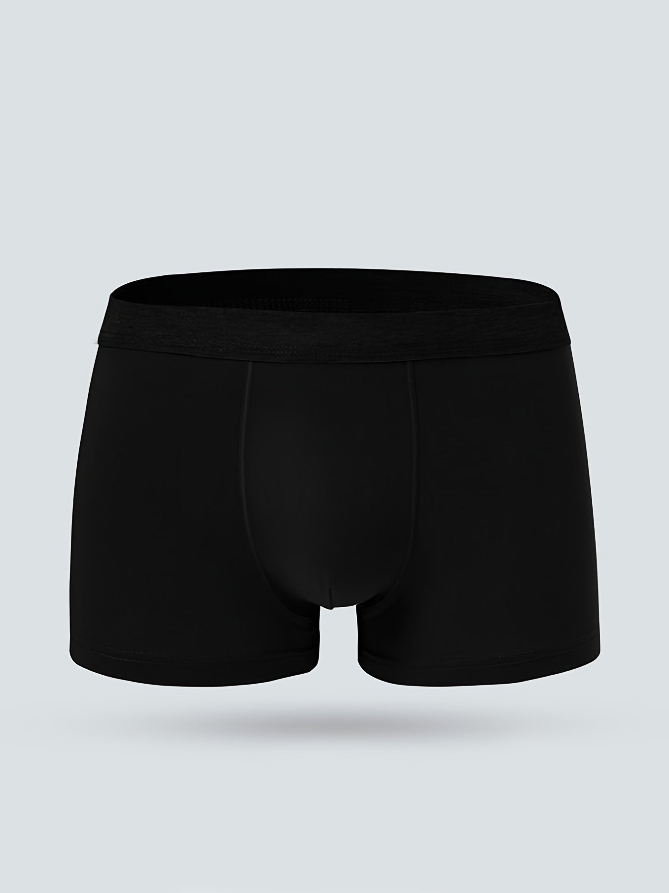 Men's 3-Pack Classic Black Boxer Briefs - Soft, Stretchy, Seamless