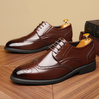 Men's Carved Business Formal Casual Shoes 6661