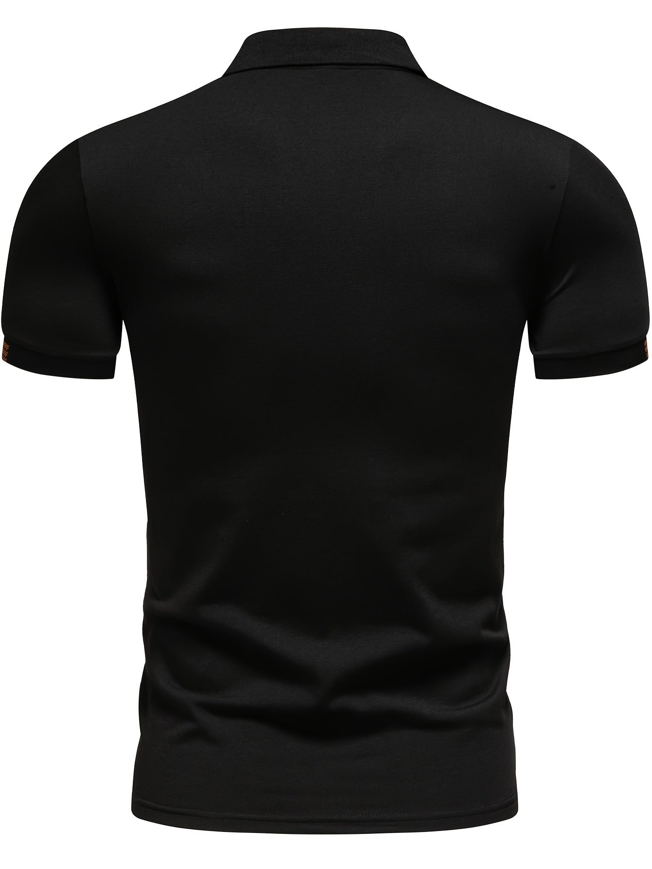 Middle Eastern Plaid Polo Shirts for Western Men - ayq