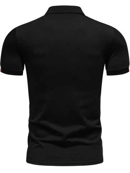 Middle Eastern Plaid Polo Shirts for Western Men - ayq