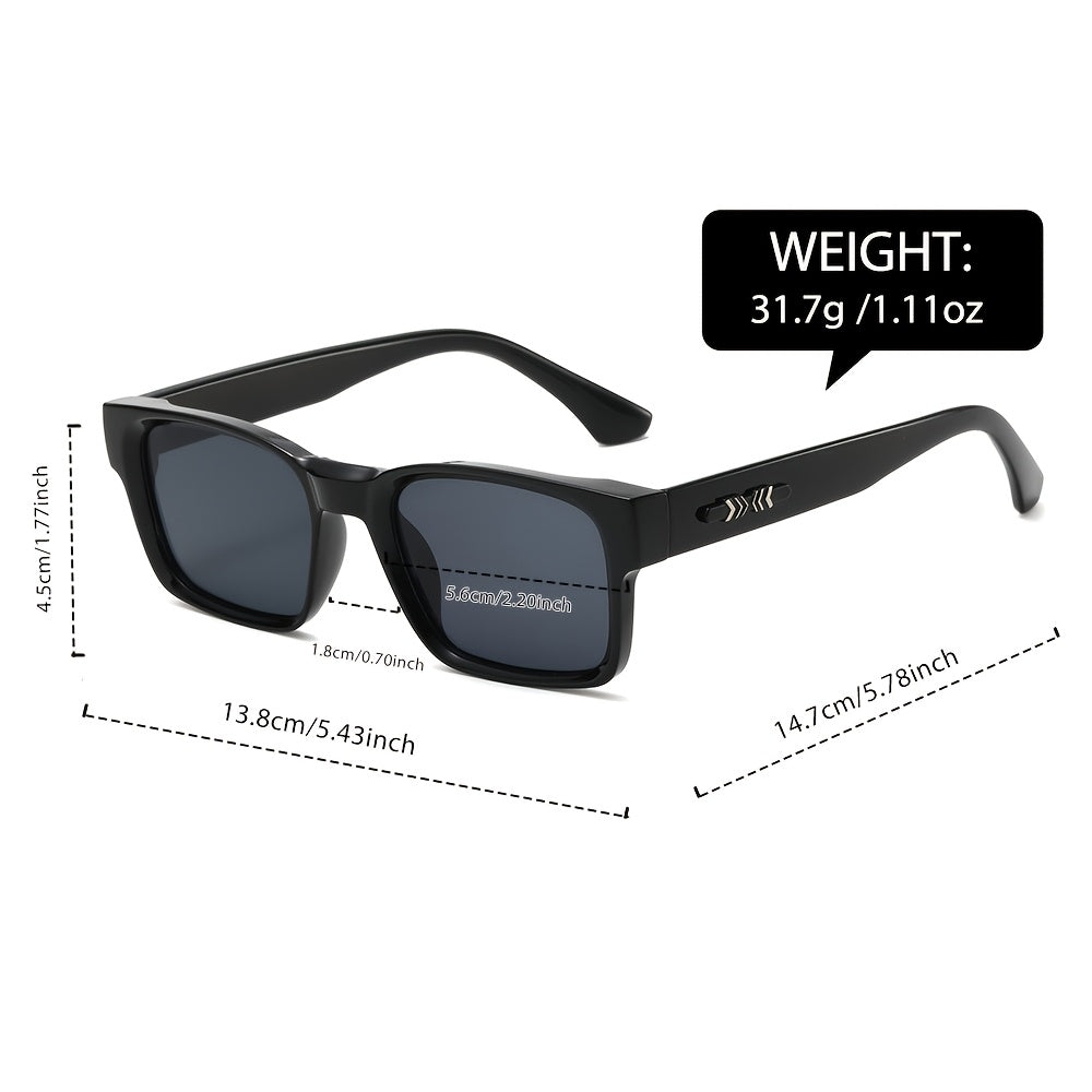 Vintage Square Men's Sunglasses UV400 Protection Unisex