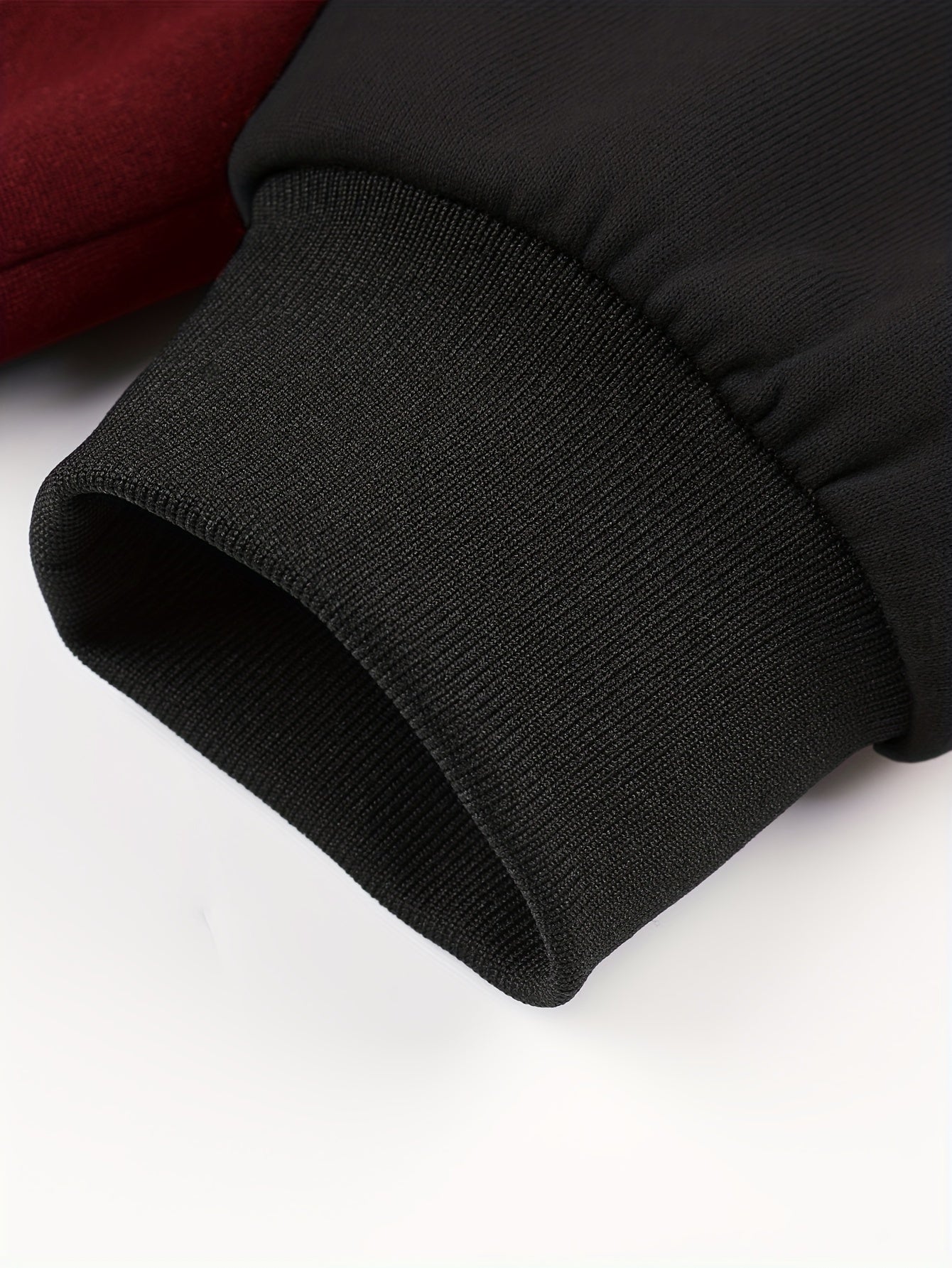 Men's 'BROOKLYN' Pattern Color Blocking Hooded Jacket, Casual Preppy Style Coat For Spring And Autumn Outdoors As Gift