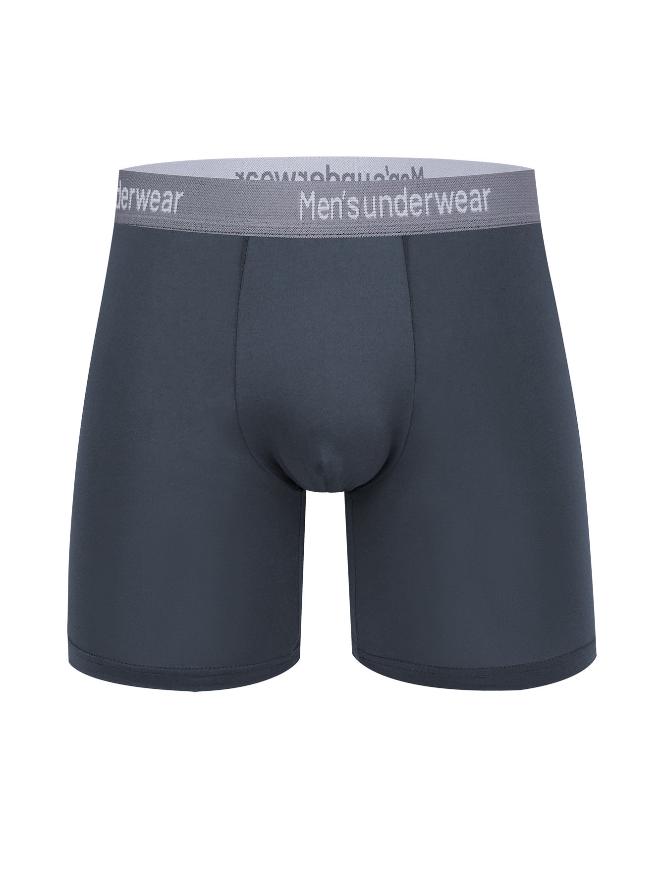 Men's Plus Size Long Briefs 4-Pack, Comfortable Polyester Blend