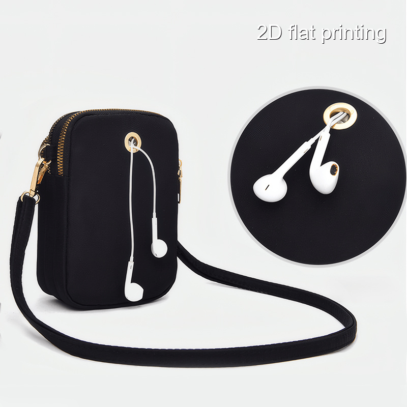 1pc Women's Horse Pattern Crossbody Bag - Compact Zipper Closure Polyester Phone Purse with Adjustable Strap, Pink/Navy/Black for Everyday Essentials & Makeup, Mini Purse