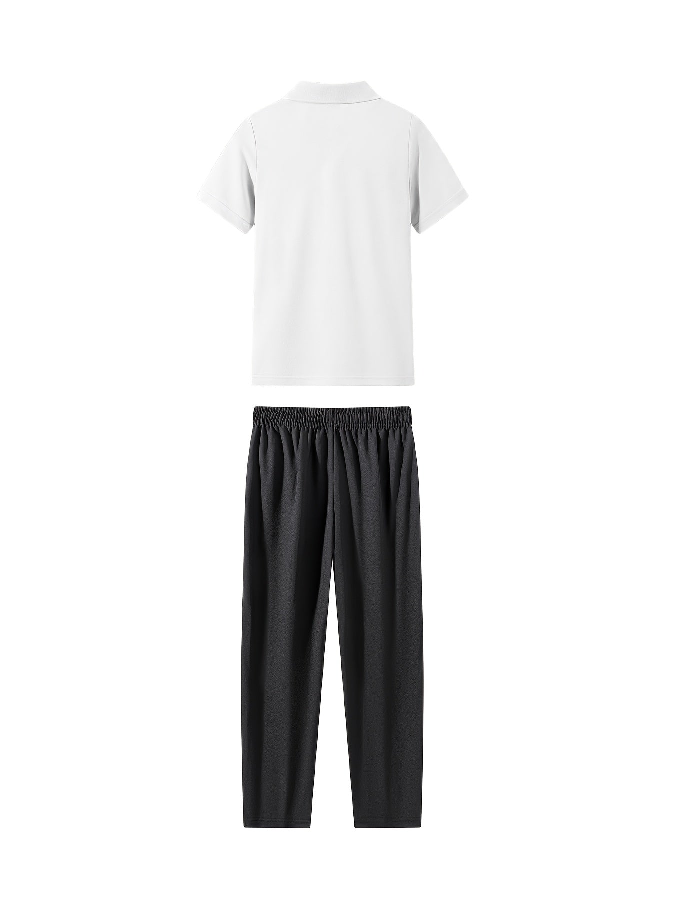 Boys' Spring/Summer Polo Shirt & Stretch Trousers Set