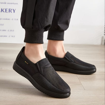 Men's Breathable Slip-On Casual Large Size Sneakers - ayq