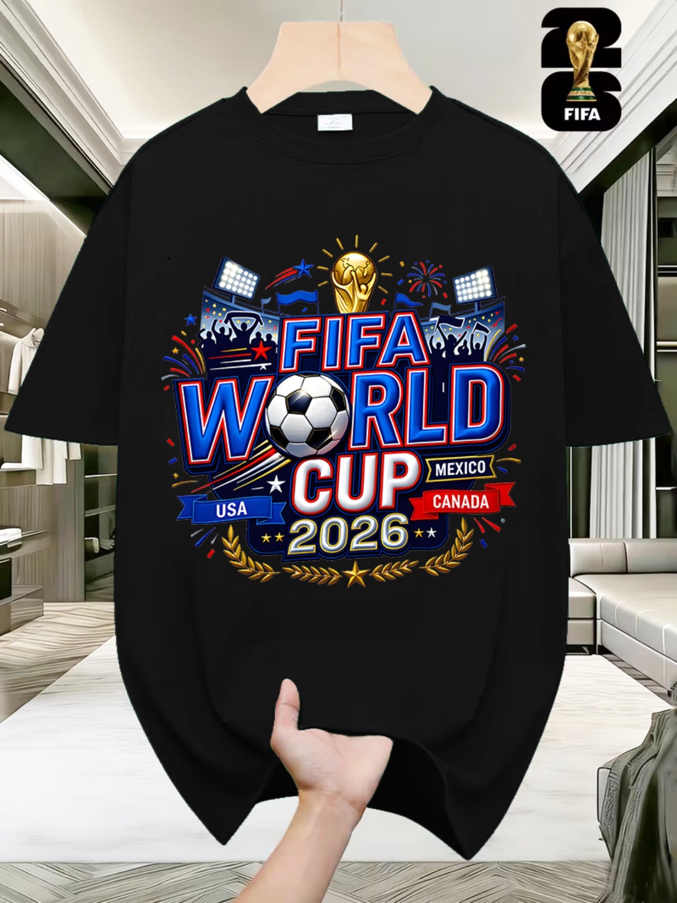 Men's FIFA 2026 World Cup USA Canada Mexico T-Shirt