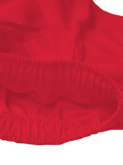 Men's Casual Quick-Dry Beach Shorts with Elastic Waistband