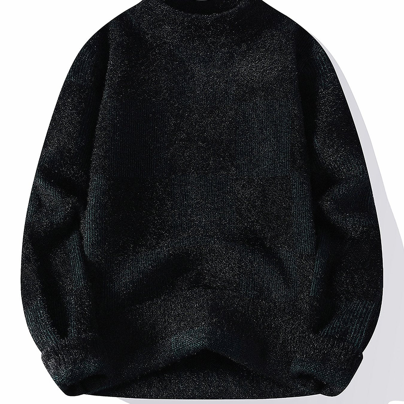 New Men'S Autumn And Winter Pullover Sweater with a Round Neck for Warmth, Knit