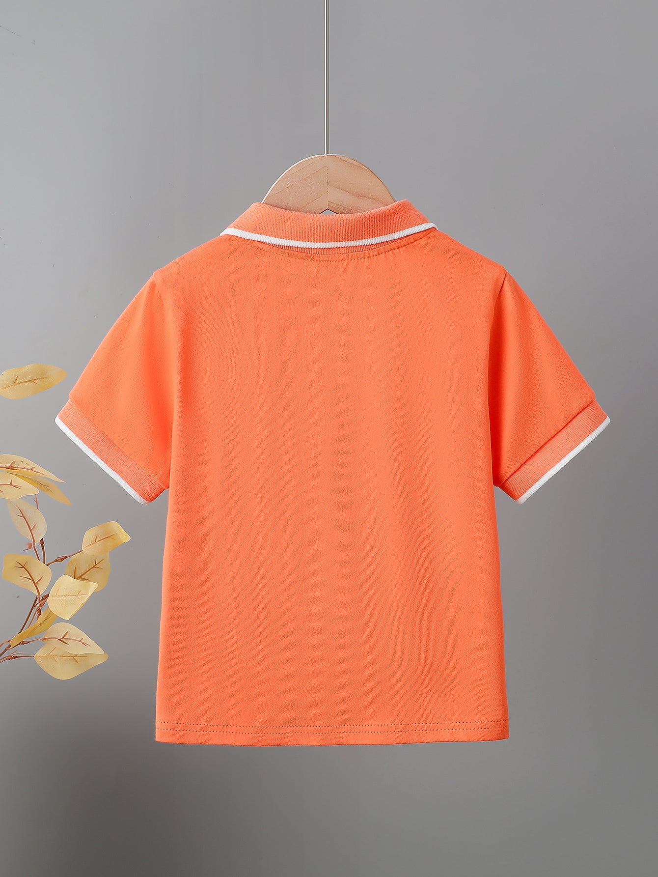 Kids' Summer Polo Shirts with Bird Patterns, Cotton Blend