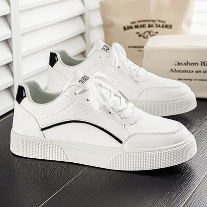 Men'S Casual Sneakers with a Easy And Versatile Thick Sole, Perfect for Daily Commuting And Comfort. Fashionable Low-Top Casual Shoes That Elevate Height, Easy to Maintain with a Upper, Trendy Footwear for Men - ayq