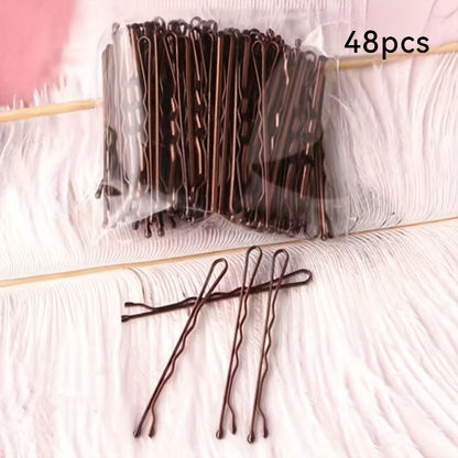 Wavy Alloy Hair Clips for Women - Elegant Styling Accessories