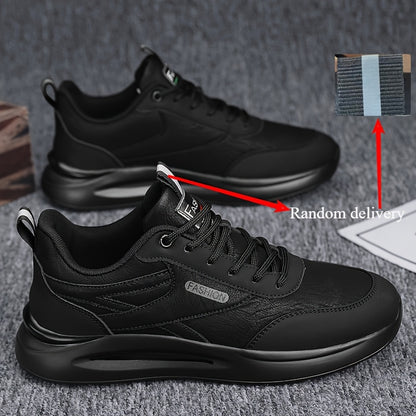 Fashion Casual Non-Slip Durable Men'S Shoes | Faux Upper, Rubber Sole, Lace Closure, Low Top Design - ayq