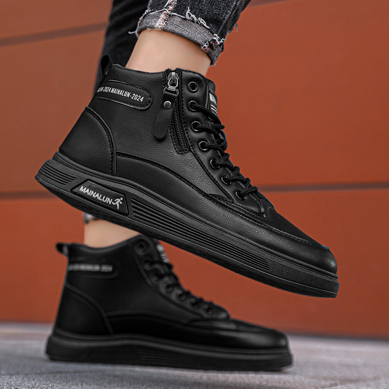 Men's Non-Slip Sports Boots with Breathable PU Lining