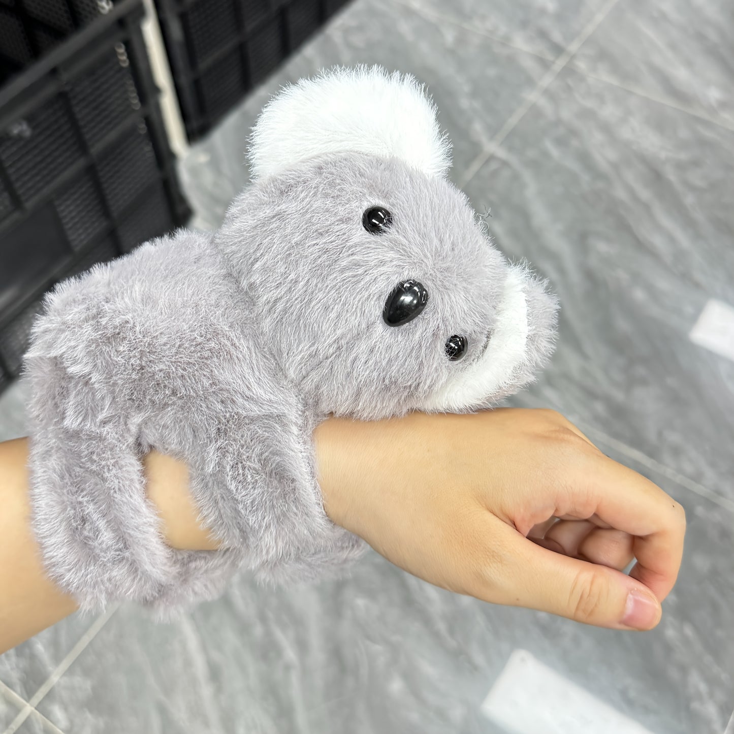 Koala Plush Toy | Soft Grey, Cartoon Pattern, Durable Pet Companion for Small Breeds - Ideal Gift for Koala Lovers