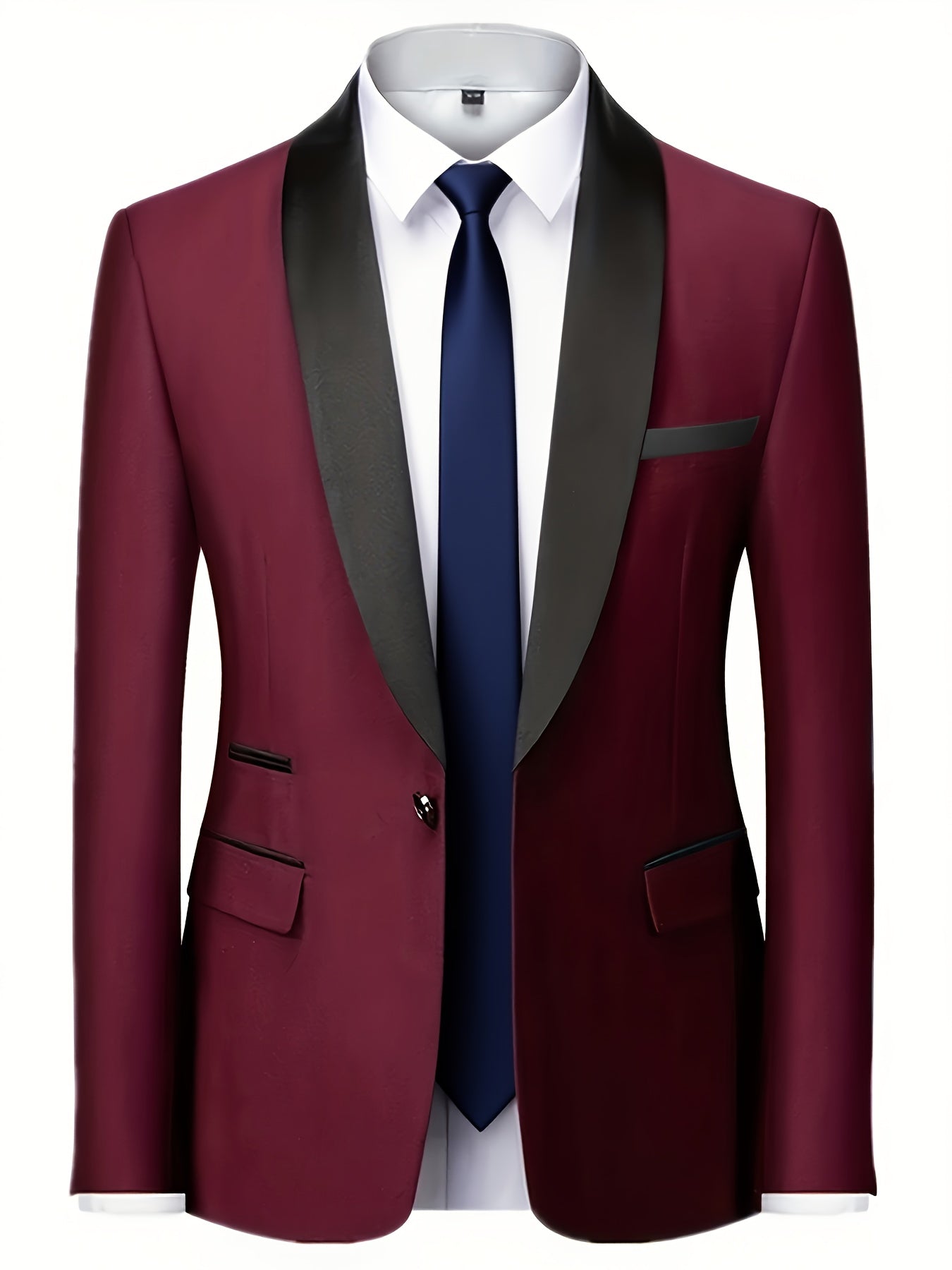 Men's 3-Piece Suit Set with Vest and Jacket for Formal Events