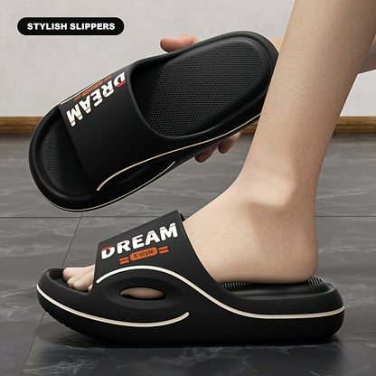 Men's Summer Casual Non-Slip EVA Slippers with Thick Sole