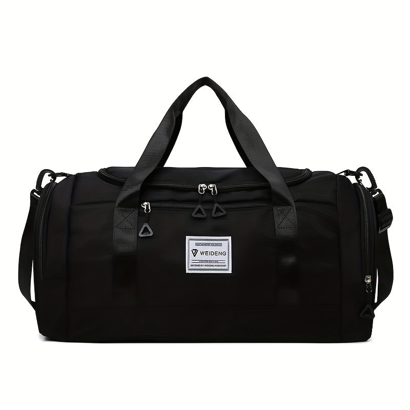 Men'S Large Capacity Gym & Travel Duffel Bag - Durable Oxford Fabric with Adjustable Shoulder Straps, Multiple Compartments, and Secure Zipper Closure for Gym, Short Trips, and Daily Use, Gym Bag, Secure Zipper Closure