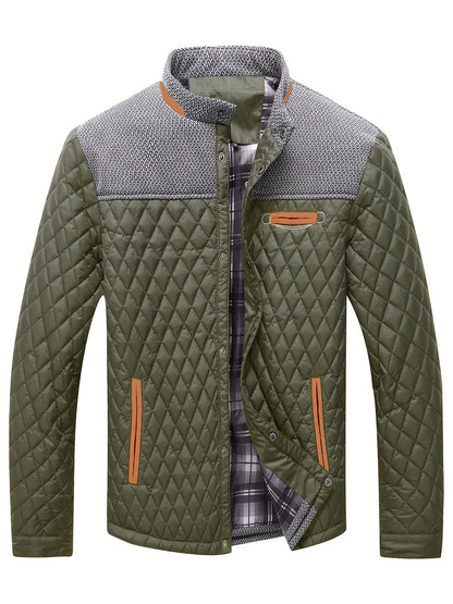 Men's Lightweight Warm Polyester Baseball Jacket for Hunting