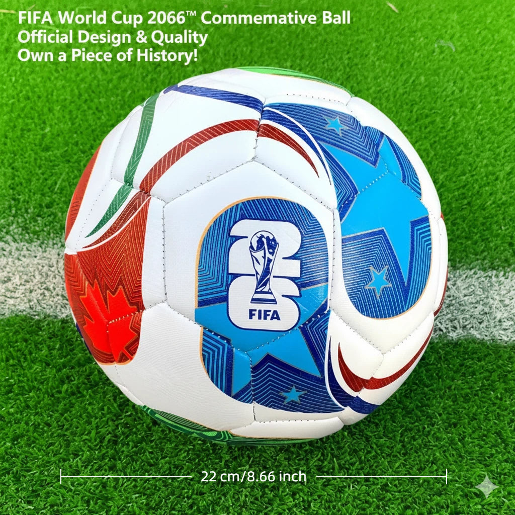 2026 FIFA World Cup Soccer Ball – Durable PU Outdoor Ball