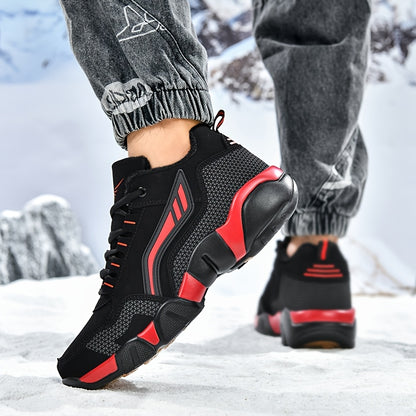 Men's & Women's Heavy-Duty All-Season Ankle-High Winter Boots Sneakers - Thick Warm Traction Rubber Sole, Casual Outdoor Shoes for Snow, & Daily Wear, Shoes For Men, Trainers, Trainers For Men, Sneakers Shoes For Men, Winter