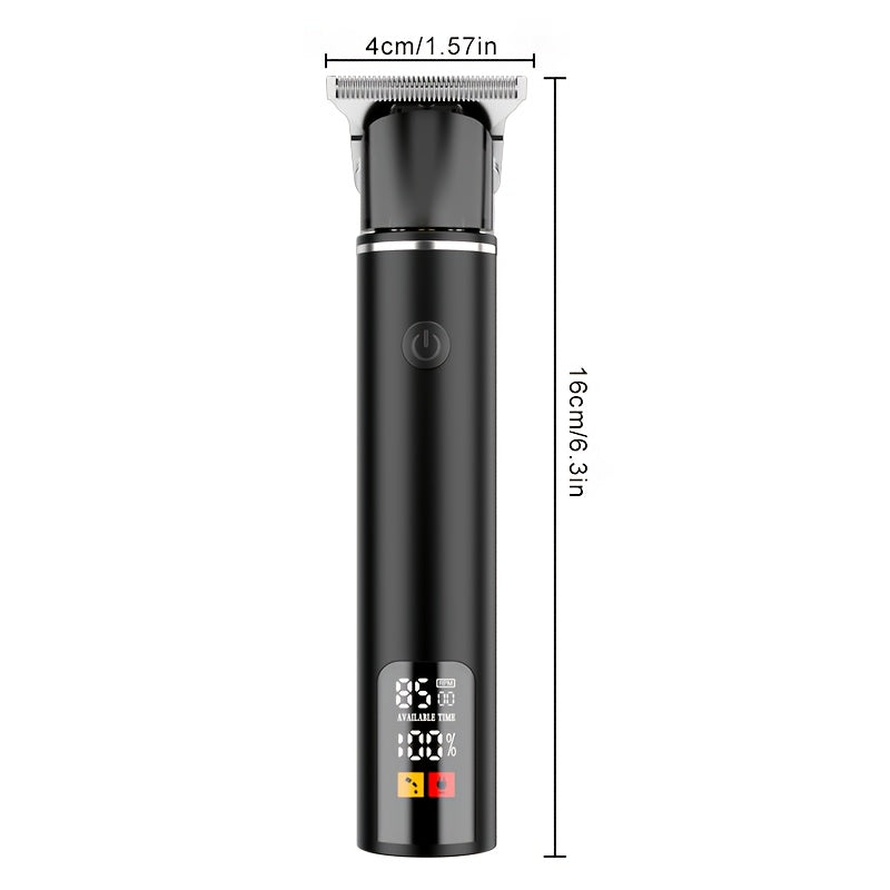 Men's Hair Trimmer, Hair Salon Electric Hair Clipper, USB Fast Charging, Men's Shaver, Shaving Scissors, Home Hairdressing Tools, Men's Facial, Comes with 6 Size Limit Combs, Surprise Gifts - ayq