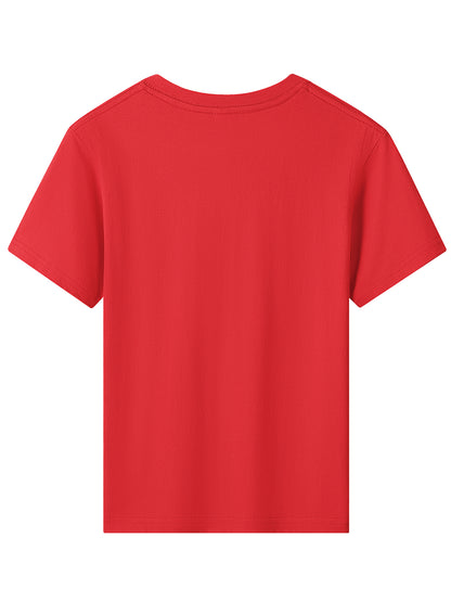 2026 World Cup Kids Cotton Football Tee with Graffiti Print