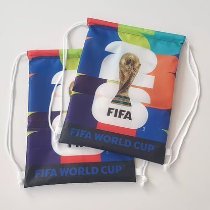 Unisex FIFA 2026 World Cup Drawstring Gym Bag with Unique Patterns