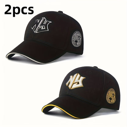 1/2pcs, Fashion Letters Embroidery Hip Hop Trucker Hats Women Men Baseball Caps Female Male Sport Visors Snapback Cap Unisex Sun Hat