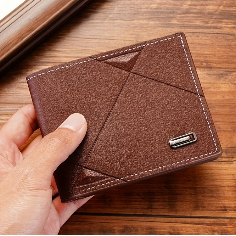 Men's Short Wallet, Multi-card Card Holder, Bifold Wallet Money Clip Coin Purse, Gift For Men