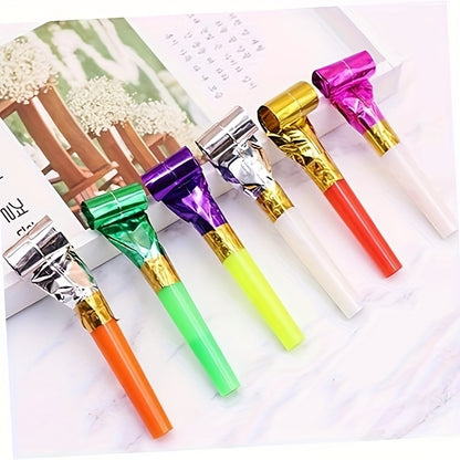 50pcs Colorful Party Blowers Noisemakers for Birthday & New Year