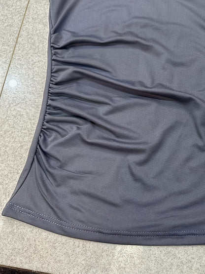 Relaxed Fit Women's Flared Pants Two-Piece Fashion Irregular Home Set