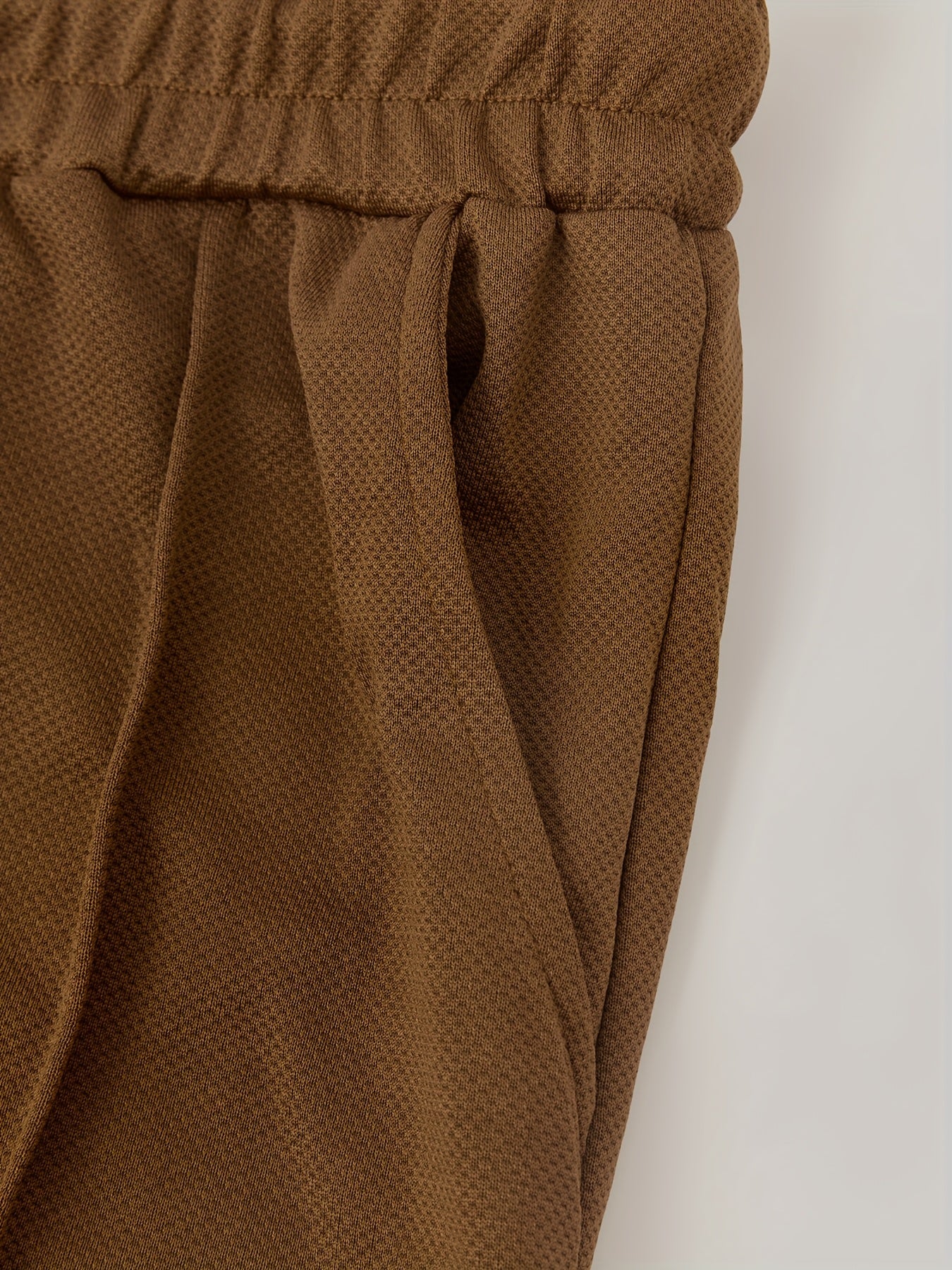 Men's Casual Two-Piece Set - Stretch Comfort Fabric - Suitable for Spring/Autumn Seasons - ayq